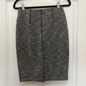 Ann Taylor black and White Pencil Skirt
